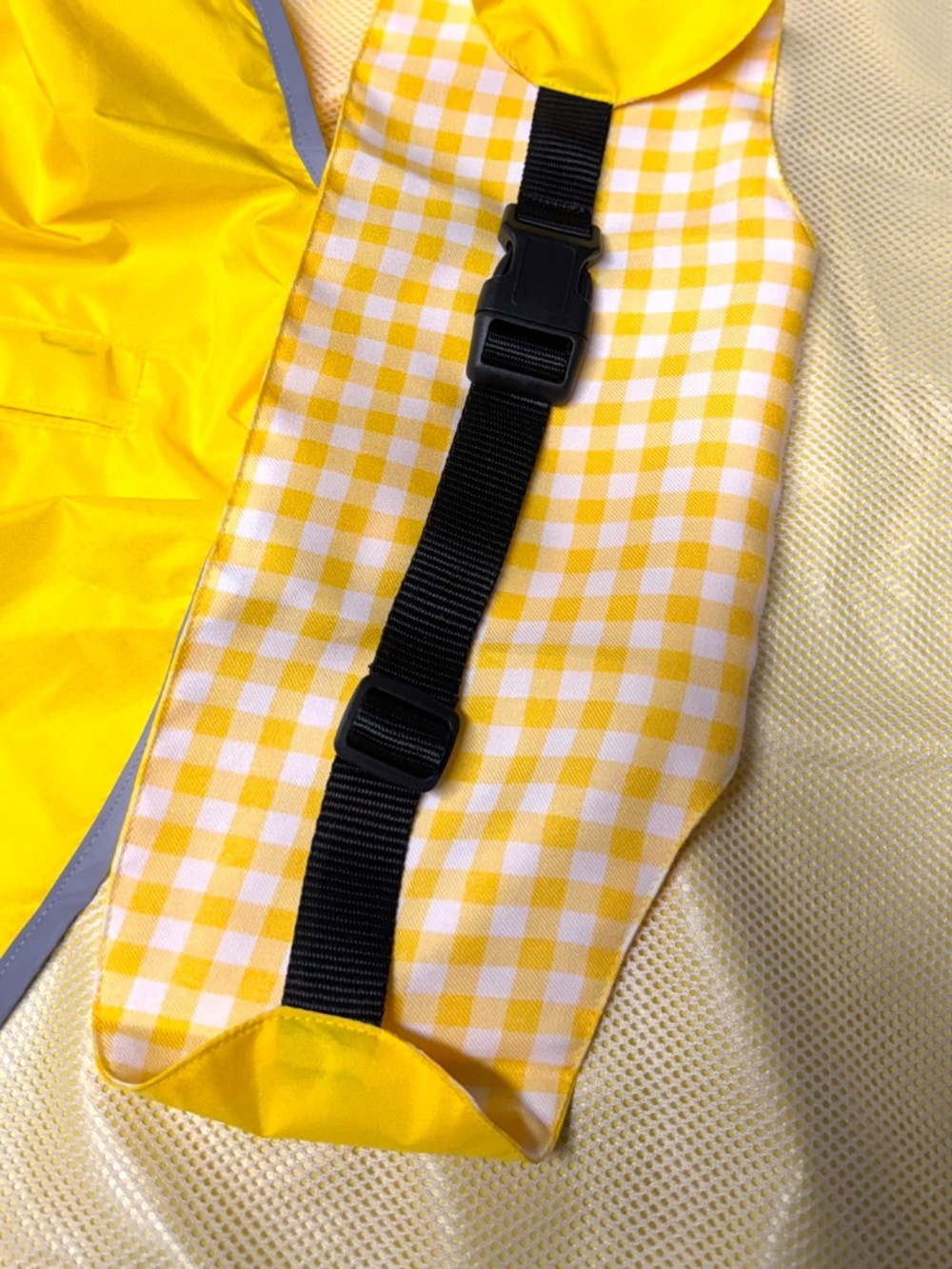 MAMORE Dog Raincoat XXL Waterproof Yellow Hooded Reflective Poncho NWOT - Picture 11 of 16